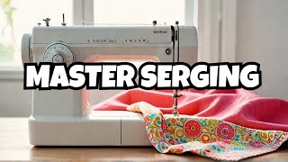 Serging The Secret to a Professional Finish on Your Sewing Projects [upl. by Ainirtac]