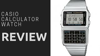 Casio DBC611E1EF Calculator retro watch review 2018 [upl. by Adnolat416]