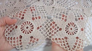 Delicate Crochet Lacy Motif Crochet Motif Joining Methods [upl. by Margaretta]