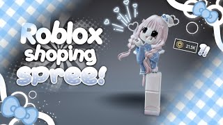 ꒰ 21k Roblox shopping spree ꒱ [upl. by Doubler]