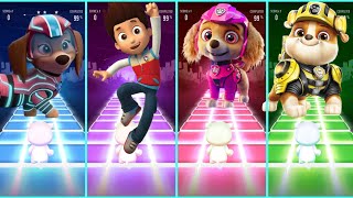 PAW Patrol Liberty Ryder Skye and Rubble on Dancing Sky 3 Music Games 🎶🐾 [upl. by Htiek606]