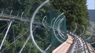 🔵 Alpine Coaster Onride auf 26 km Strecke am Kolbensattel bei Oberammergau [upl. by Lightman]