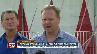 Nik Wallenda addresses Circus Sarasota highwire accident says it was a nightmare [upl. by Lias772]