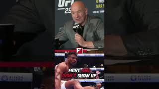 Dana White REACTS to Francis Ngannou loss shorts [upl. by Godbeare]