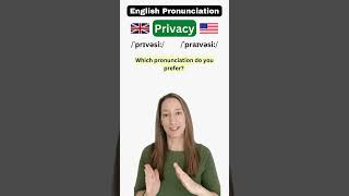 How to pronounce PRIVACY learnenglish englishcourse englishteacher [upl. by Neeleuqcaj]