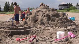 Concours châteaux de sable 2023 [upl. by Etam]