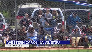 ETSU softball takes game from visiting WCU [upl. by Kalindi]