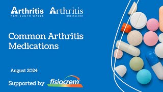 Understanding Arthritis Medications A Comprehensive Overview [upl. by Dirgni784]