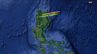 Asteroid burns up in Earths atmosphere over the Philippines [upl. by Auqenahs880]