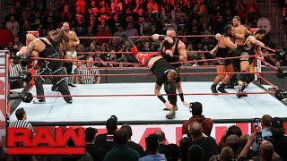 Braun Strowman earns controversial Tag Team Battle Royal win Raw March 13 2018 [upl. by Zins]