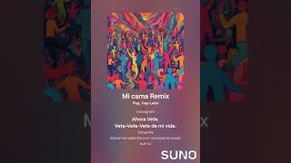 Mi cama Remix LetraLyrics  Martin Miranda [upl. by Dolorita224]