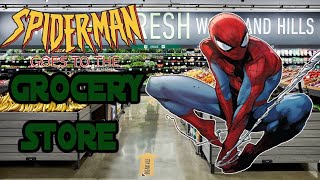 Spider Man goes to the Grocery Store [upl. by Aronoel]