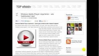 Windows Media Player reparieren  wie funktioniert das [upl. by Dotson330]