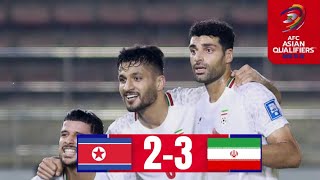 North Korea vs Iran  23  Highlights  World Cup 2026 Qualifiers Asia [upl. by Rillis]