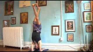 Lotus in Forearm Balance with Wall  Asana Kitchen with David Garrigues  Ashtanga Yoga [upl. by Fabozzi8]