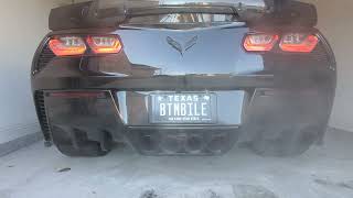 C7 Z06 BTR stage 2 Cam  Very Cold Start [upl. by Yriek]