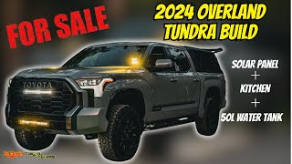 FOR SALE 2024 INSANE Overland Tundra for Overlanding Camping Hunter Contractor Off Grid [upl. by Edieh]