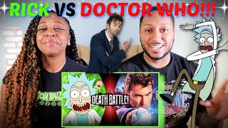 DEATH BATTLE quotRick Sanchez VS The Doctor Rick and Morty VS Doctor Whoquot REACTION [upl. by Ashwin]