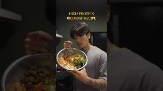 High Protein Korean Bibimbap Recipe [upl. by Ellenoj]