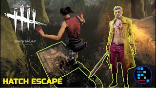 Dead By Daylight  Amazing Hatch Escape Against Trickster Killer [upl. by Sharline633]