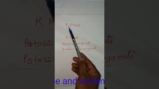 Trick for Potassium permanganate [upl. by Jarrell]