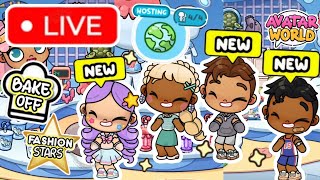 🔴 LIVE 4 PEOPLE MULTIPLAYER GAMEPLAY WITH MY SUBBIES IN AVATAR WORLD 👑🤍 [upl. by Buffo]