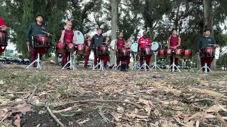 Mandarins Drumline  Stanford DCI West Lot 1 [upl. by Garate]