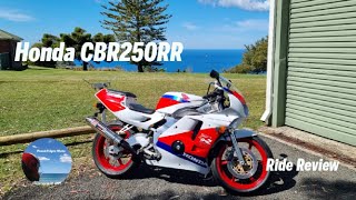 Iconic 90s Honda CBR 250RR MC22 Ride Review [upl. by Mieka]