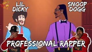 LIL DICKY WAS MADE FOR THIS  Lil Dicky  Professional Rapper Feat Snoop Dogg Reaction [upl. by Airamak]