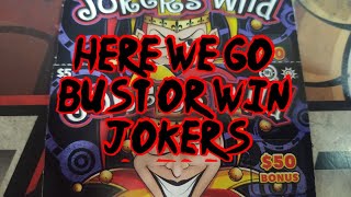 HERE WE GO WIN OR BUST JOKERS WILD MARYLAND LOTTERY 👻 subscribe lottery [upl. by Ennaul768]