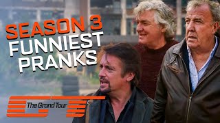 Clarkson Hammond and Mays Best Pranks from Season 3  The Grand Tour [upl. by Llib]