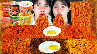 ASMR MUKBANG 직접 만든 불닭볶음면 특집 먹방 amp 레시피 FIRE NOODLES EATING [upl. by Warrenne114]