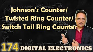 Johnsons Counter Twisted Ring Counter Explained Basics Circuit Designing Working amp Waveforms [upl. by Poock2]