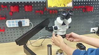 How to effectively use the Katway Trinocular Microscope StereoHHMH01Bdetailed operating🥰 [upl. by Rennoc]