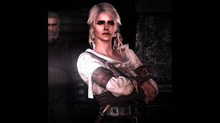 The wolf and the swallow  ciri and geralt edit  eeyuh X fluxxwave  ciri geralt edit shorts [upl. by Enilesor228]