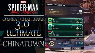 Marvel’s SpiderMan Miles Morales  Combat Challenge 30  Chinatown [upl. by Lilybel]