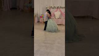 Would you dance with your big brother 💚 orozcovals dance quince quinceañera quinceaneradance [upl. by Trstram634]