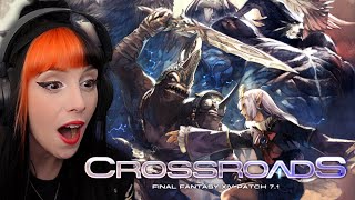 FFXIV CROSSROADS TRAILER REACTION Patch 71 SarahJane [upl. by Selec]