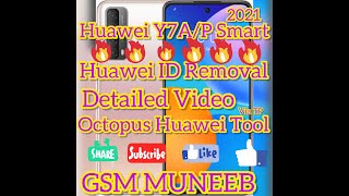 Huawei Y7AP SMART 2021 Huawei ID Remove One Click Octopus Huawei tool huaweiy7ahuaweiid huaweiid [upl. by Adnirolc]