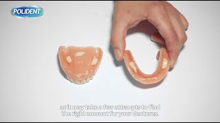 How do I use a denture adhesive cream [upl. by Inoy]