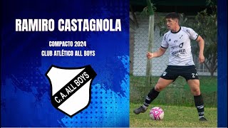 Ramiro Castagnola  Defensor central  center back  CA All Boys 2024 [upl. by Porcia]