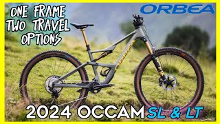 New Orbea occam 2024  spans XC to enduro with 140mm SL and 150mm LT models [upl. by Lupiv121]