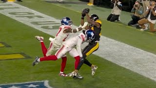 George Pickens CONTROVERSIAL Touchdown CALLED BACK vs Giants [upl. by Margot]