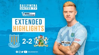 MATCH HIGHLIGHTS  Ballymena United 22 Glenavon Danske Bank Premiership [upl. by Hgielac]