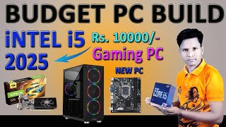 Rs 10000 i5 pc with grafics card 4 GB PC Build Guide [upl. by Negeam]