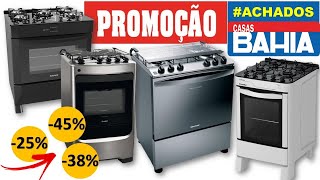 CASAS BAHIA OFERTAS FOGÃO ACHADOS COM PREÇOS DE HOJE DAORA [upl. by Neeli]