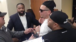 Nate Diaz IMMEDATELY AFTER Jorge Masvidal BRAWL GOES AT IT AGAIN as Security RESTRAINS amp SEPARATES [upl. by Lieberman]