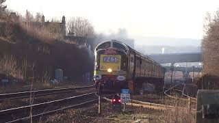 Deltic approaches Meadowhall at speed with tones Turn your speakers up [upl. by Ailido968]