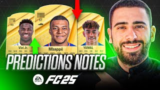 PREDICTION DES NOTES DES JOUEURS POPULAIRES SUR EA SPORTS FC 25  EPISODE 1 [upl. by Ardelle618]