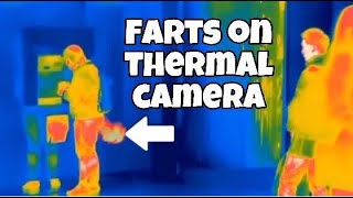 Farts on Thermal camera  people caught 🙊 [upl. by Pyotr966]